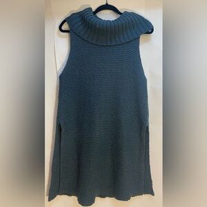 Soft Surroundings Woman’s Sweater Tunic Pullover Hunter Green Size Medium